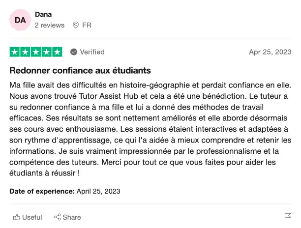 Avis d'Étudiants - Redonner confiance aux étudiants